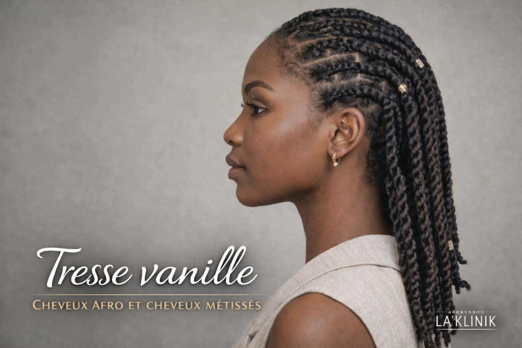 tresse vanille cheveux afro et métissé