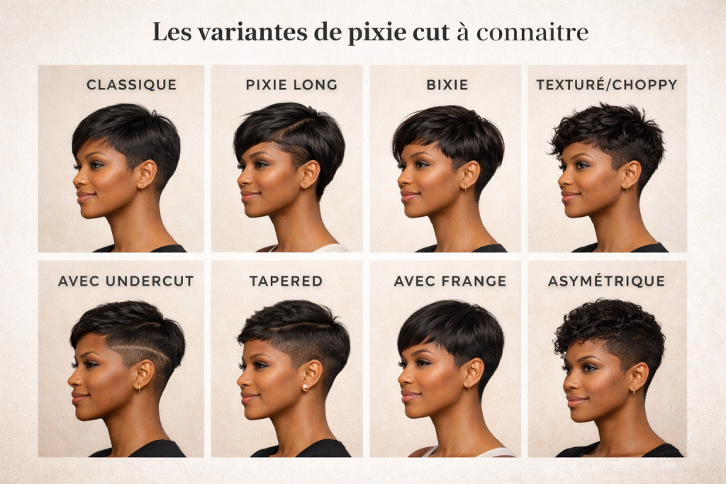 Les variantes de pixie cut à connaître